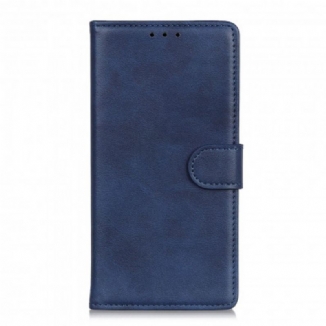 Capa Flip Para Oppo Reno 6 5G Efeito De Couro Fosco Retrô