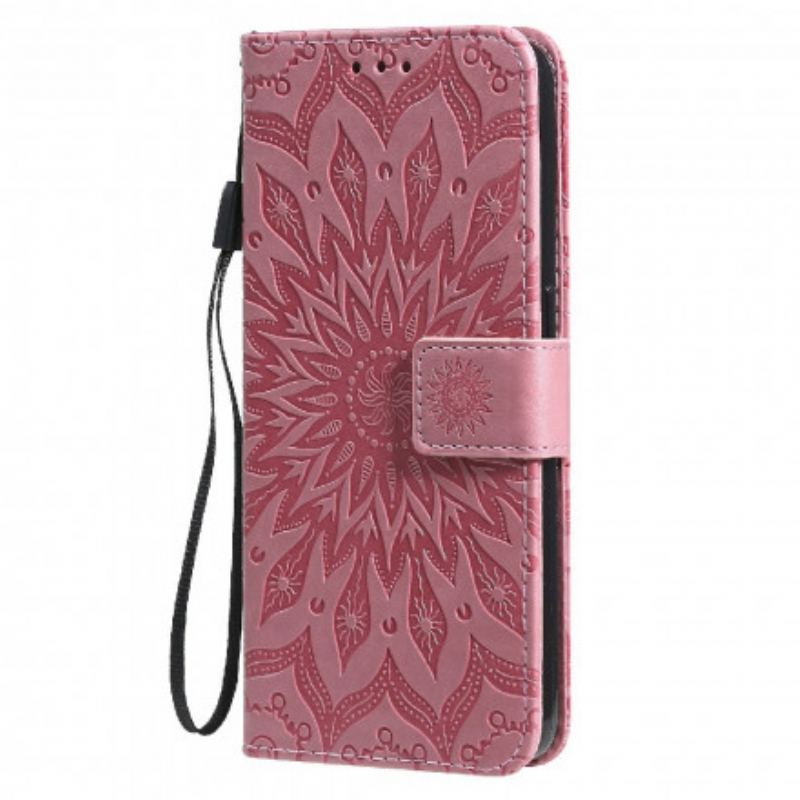 Capa Flip Para Oppo Reno 6 5G Flor Do Sol