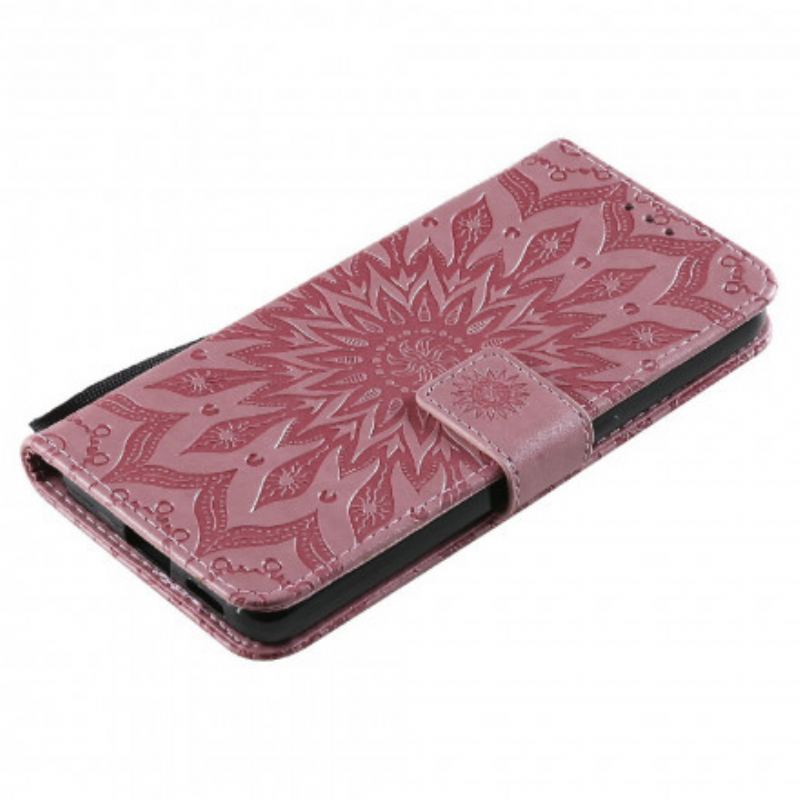 Capa Flip Para Oppo Reno 6 5G Flor Do Sol