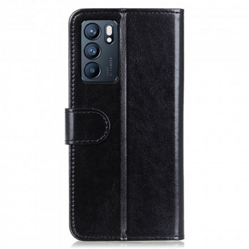 Capa Flip Para Oppo Reno 6 5G Frozen Finesse