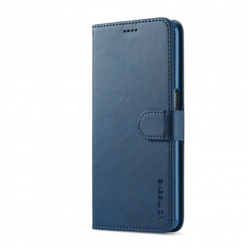 Capa Flip Para Oppo Reno 6 5G Lc.imeeke Efeito Couro