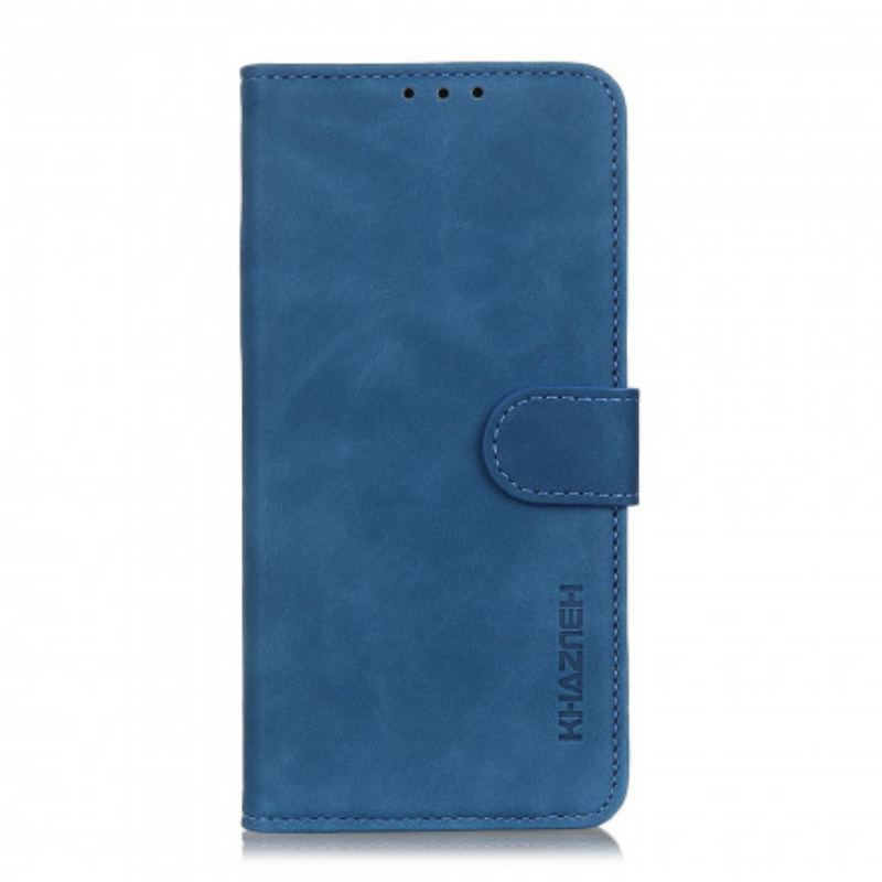 Capa Folio Para Oppo Reno 6 5G Efeito Couro Vintage Khazneh