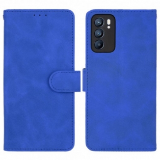 Capa Folio Para Oppo Reno 6 5G Toque De Pele