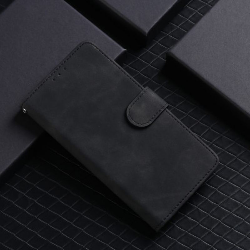 Capa Folio Para Oppo Reno 6 5G Toque De Pele