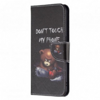 Capa Folio Para Oppo Reno 6 5G Urso Perigoso