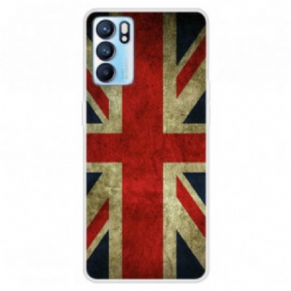 Capa Para Oppo Reno 6 5G Bandeira Inglesa