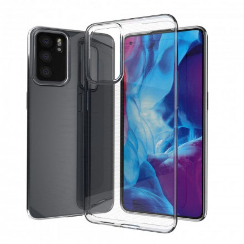 Capa Para Oppo Reno 6 5G Flexível Transparente