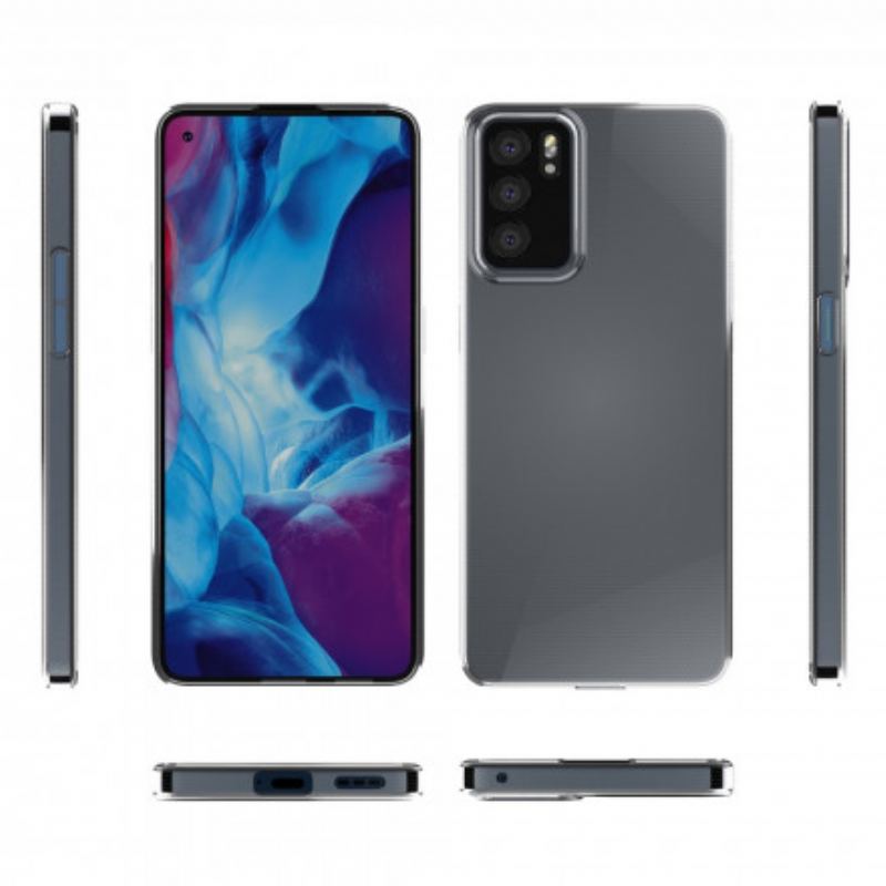 Capa Para Oppo Reno 6 5G Flexível Transparente