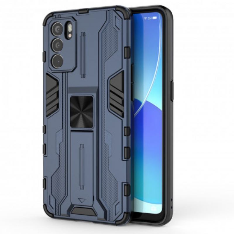 Capa Para Oppo Reno 6 5G Língua Horizontal/vertical Resistente