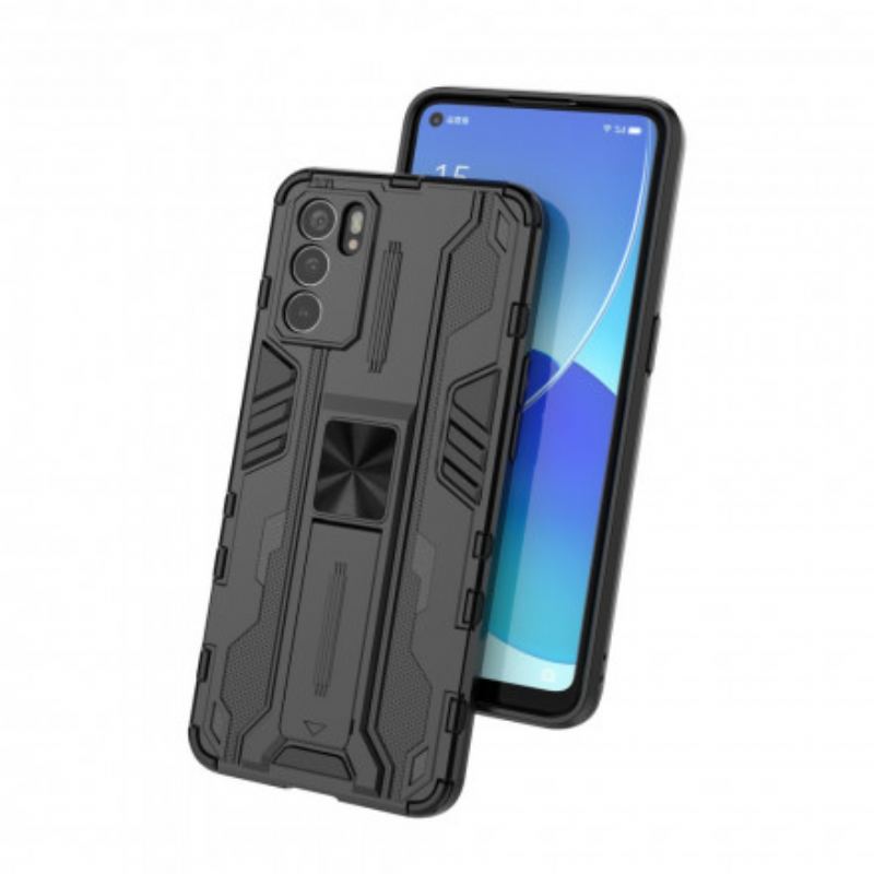 Capa Para Oppo Reno 6 5G Língua Horizontal/vertical Resistente