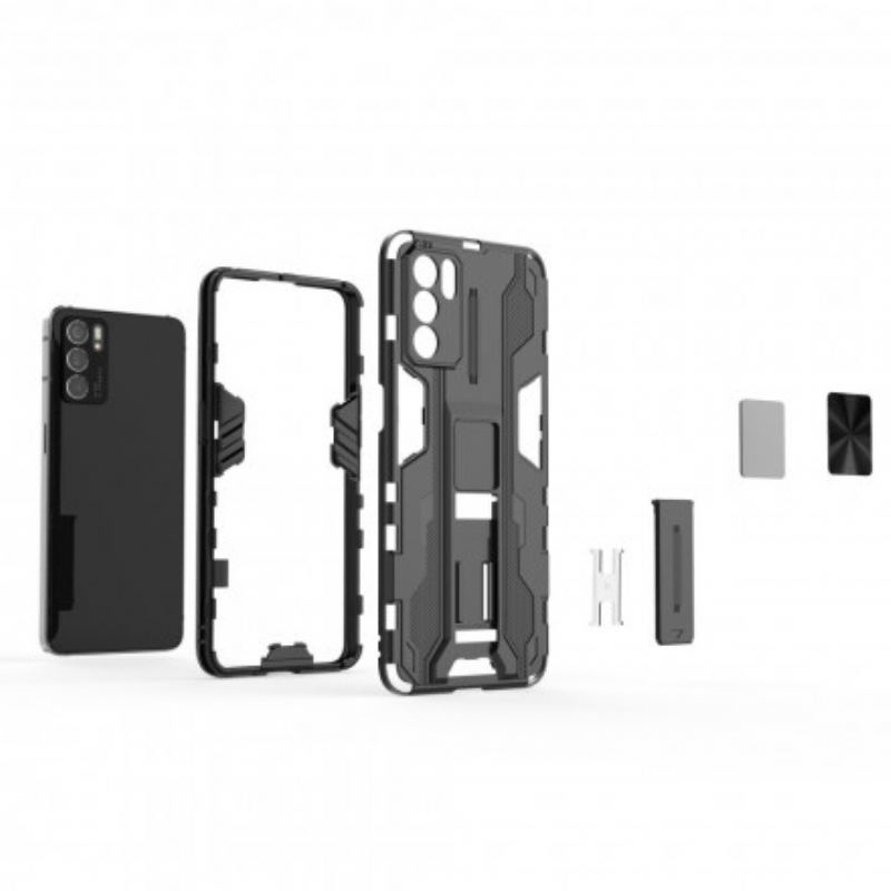 Capa Para Oppo Reno 6 5G Língua Horizontal/vertical Resistente