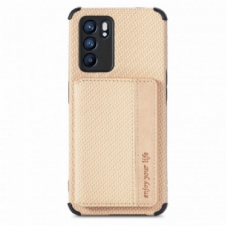 Capa Para Oppo Reno 6 5G Suporte Para Cartão Rfid