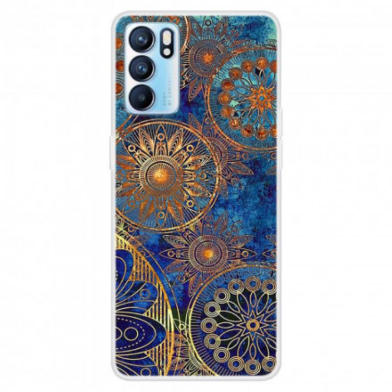 Capa Para Oppo Reno 6 5G Tendência Mandala