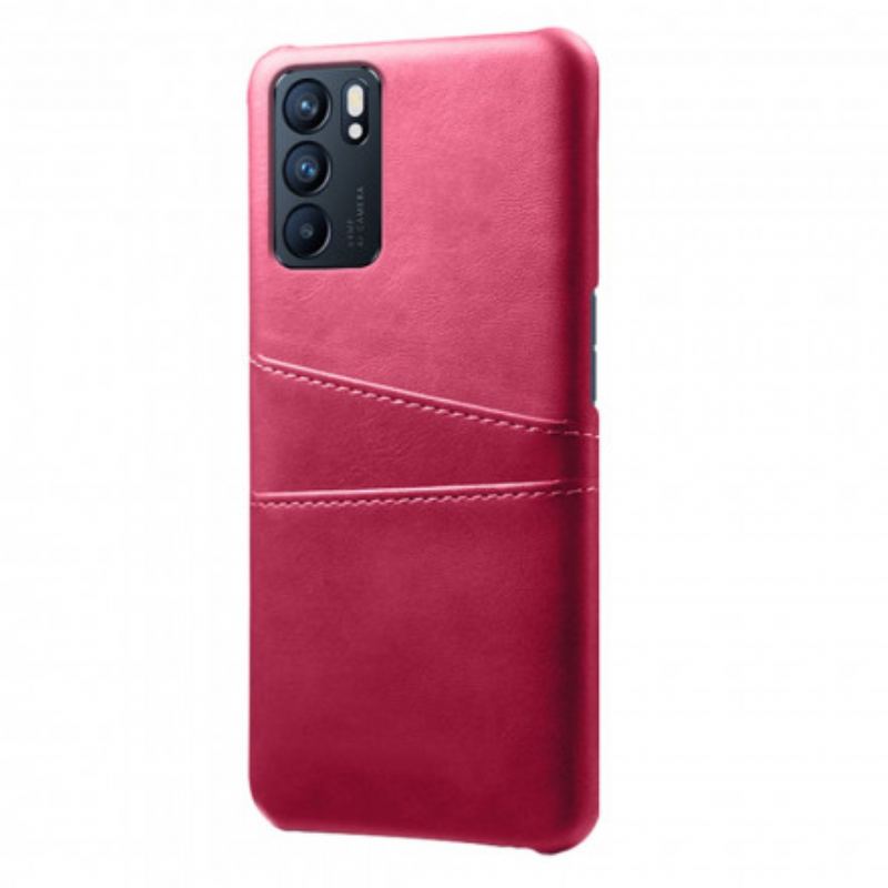 Capa Para Oppo Reno 6 5G Titular Do Cartão Ksq