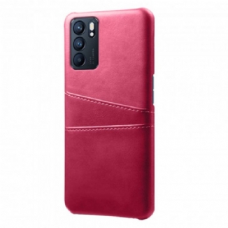 Capa Para Oppo Reno 6 5G Titular Do Cartão Ksq