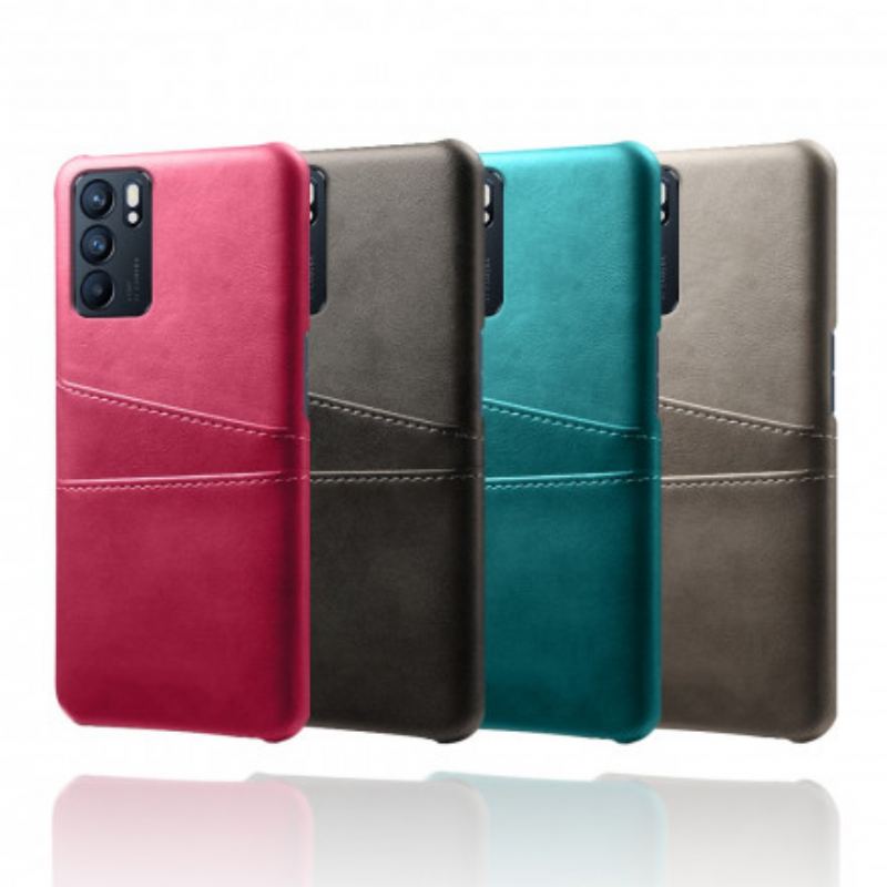 Capa Para Oppo Reno 6 5G Titular Do Cartão Ksq