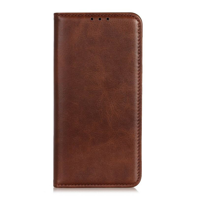 Capa De Celular Para Poco M3 Flip Couro Rachado Elegância