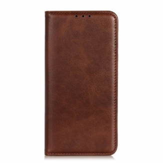 Capa De Celular Para Poco M3 Flip Couro Rachado Elegância