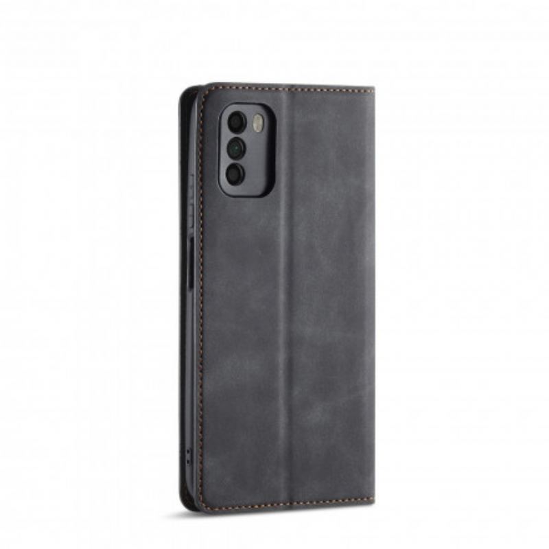 Capa De Celular Para Poco M3 Flip Forwenw Efeito Couro