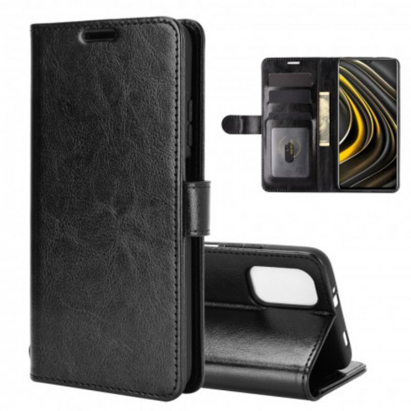 Capa Flip Para Poco M3 Couro Ultra Sintético