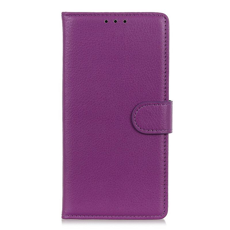 Capa Flip Para Poco M3 Textura Lichia