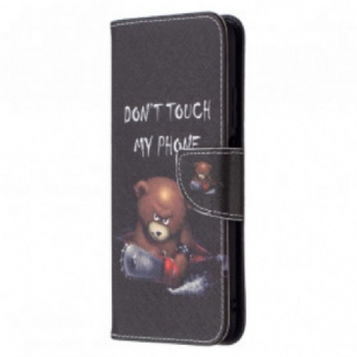 Capa Flip Para Poco M3 Urso Perigoso