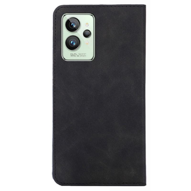 Capa De Celular Para Realme GT2 Pro Flip Toque De Pele