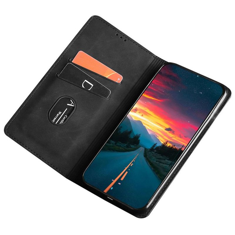 Capa De Celular Para Realme GT2 Pro Flip Toque De Pele