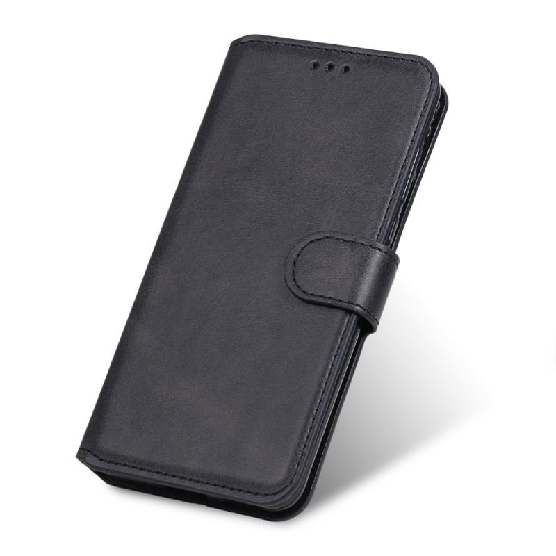 Capa De Couro Para Realme GT2 Pro Couro Sintético Liso