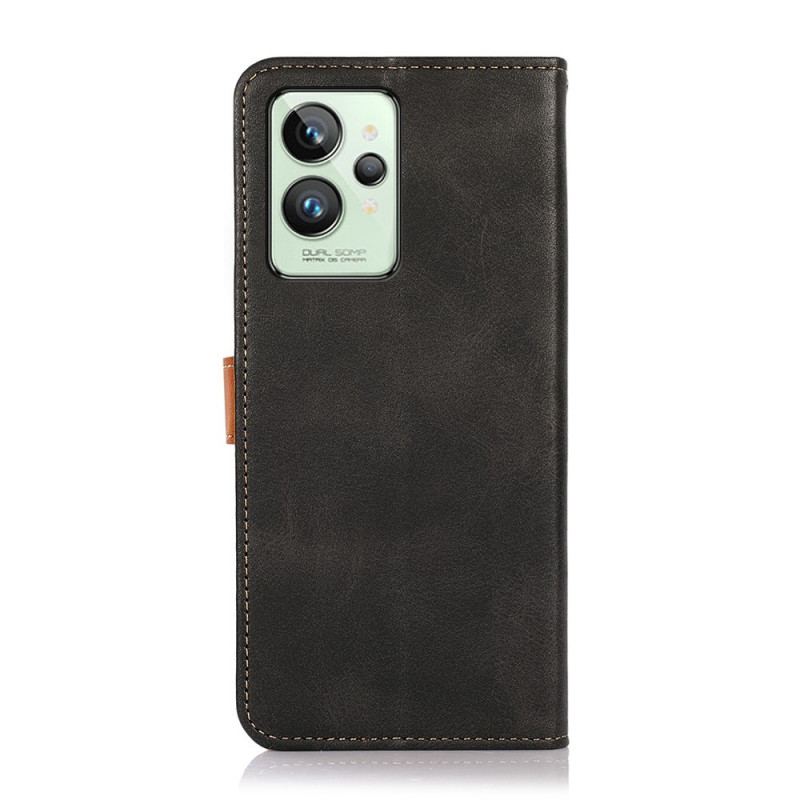 Capa Flip Para Realme GT2 Pro Com Alça Khazneh