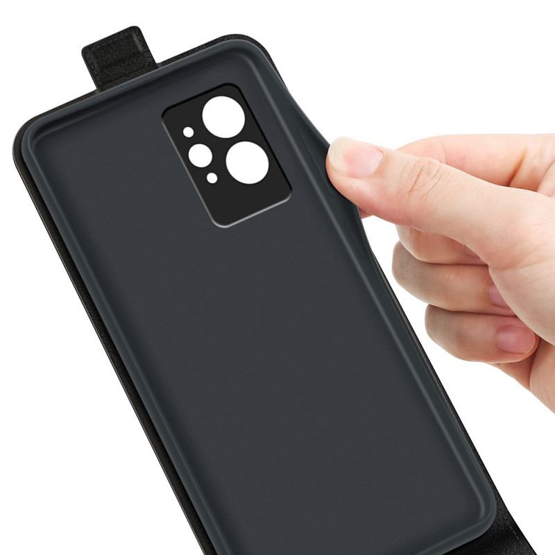 Capa Flip Para Realme GT2 Pro De Couro Aba Vertical