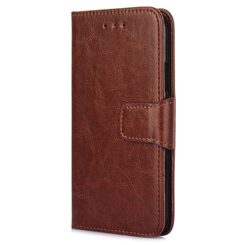 Capa Flip Para Realme GT2 Pro Couro Falso Vintage