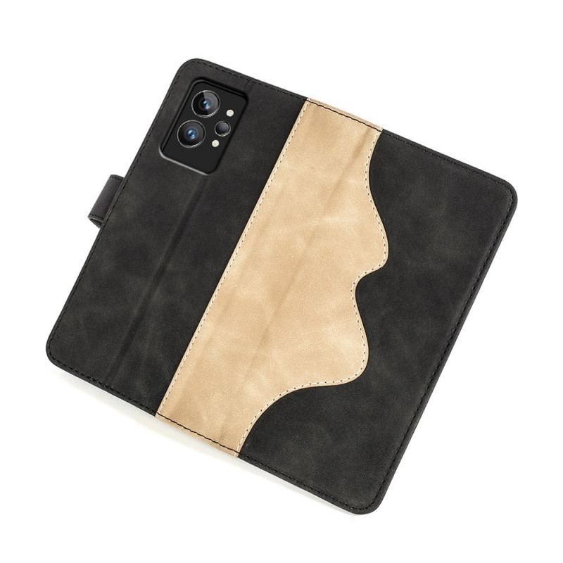 Capa Flip Para Realme GT2 Pro Padrão Gráfico