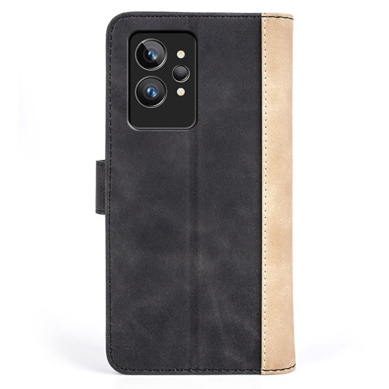 Capa Flip Para Realme GT2 Pro Padrão Gráfico