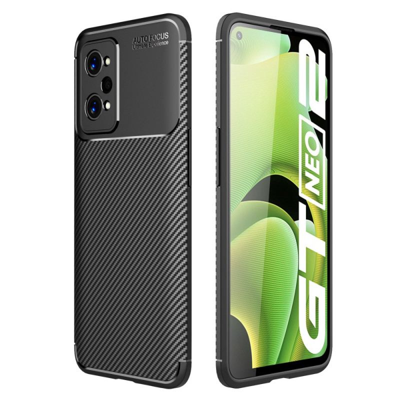 Capa Para Realme GT2 Pro Fibra De Carbono Flexível