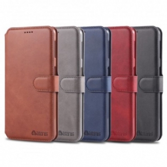 Capa Folio Para Samsung Galaxy A50 Azns Retrô