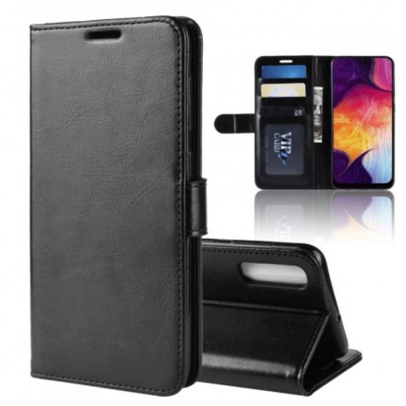 Capa Folio Para Samsung Galaxy A50 Couro Ultra Sintético