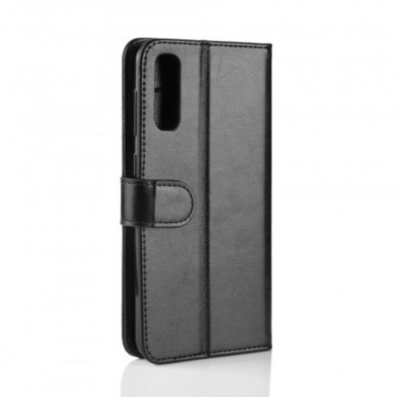 Capa Folio Para Samsung Galaxy A50 Couro Ultra Sintético