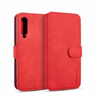 Capa Folio Para Samsung Galaxy A50 Dg.ming Retro