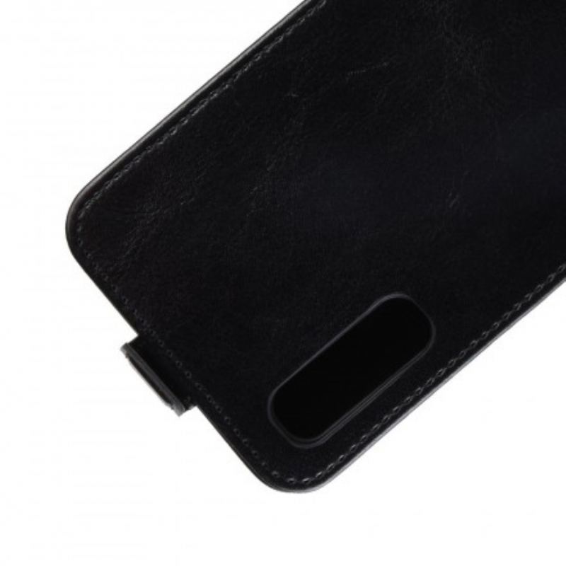 Capa Folio Para Samsung Galaxy A50 Flip Efeito Couro Dobrável