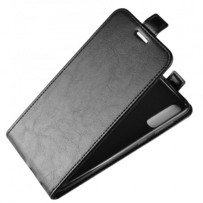 Capa Folio Para Samsung Galaxy A50 Flip Efeito Couro Dobrável