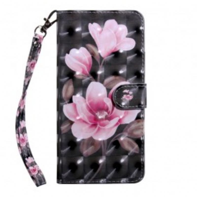 Capa Folio Para Samsung Galaxy A50 Flores Em Flor