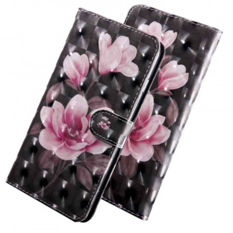 Capa Folio Para Samsung Galaxy A50 Flores Em Flor