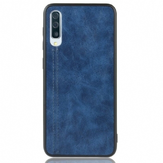 Capa Para Samsung Galaxy A50 Efeito Couro Couture