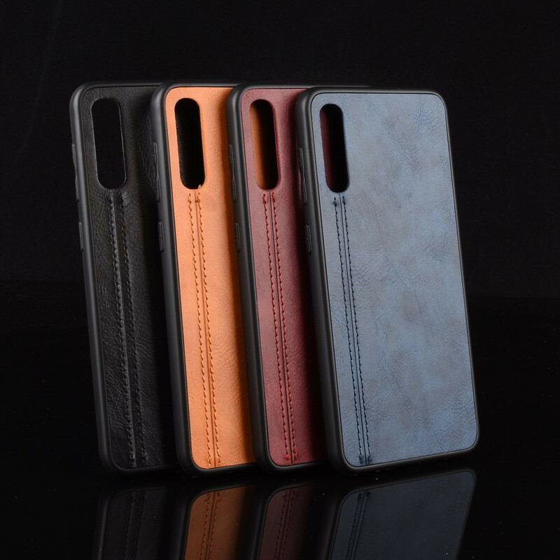 Capa Para Samsung Galaxy A50 Efeito Couro Couture