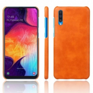 Capa Para Samsung Galaxy A50 Efeito Couro De Desempenho Lichia