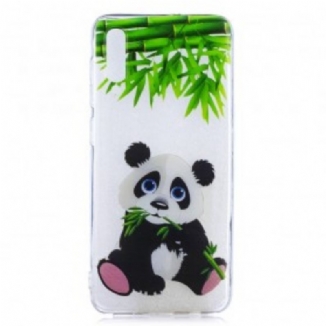 Capa Para Samsung Galaxy A50 Panda Sem Costura Comer