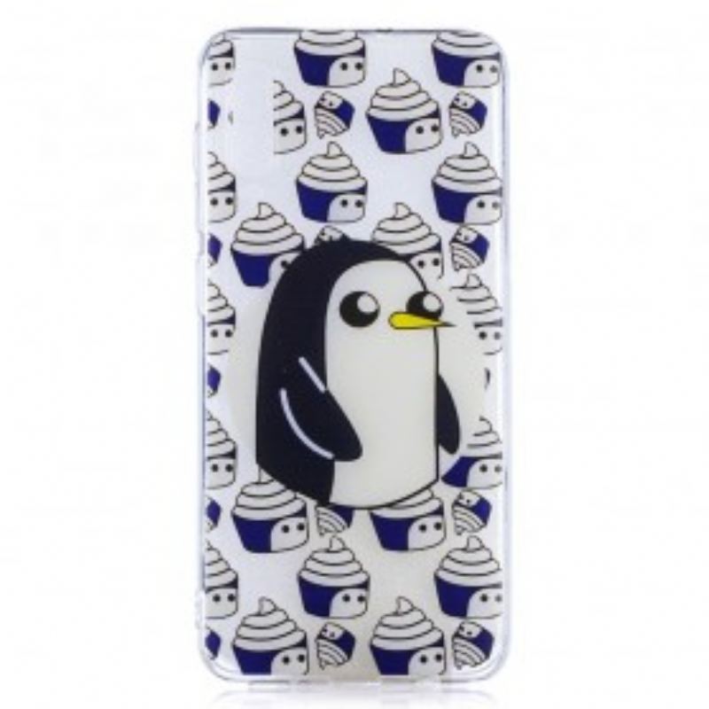 Capa Para Samsung Galaxy A50 Pinguins Sem Costura