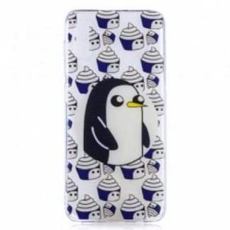 Capa Para Samsung Galaxy A50 Pinguins Sem Costura