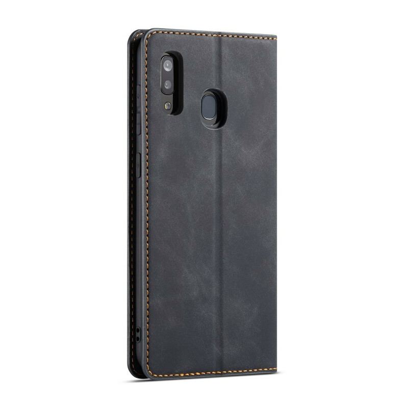 Capa De Celular Para Samsung Galaxy A20e Flip Forwenw Efeito Couro